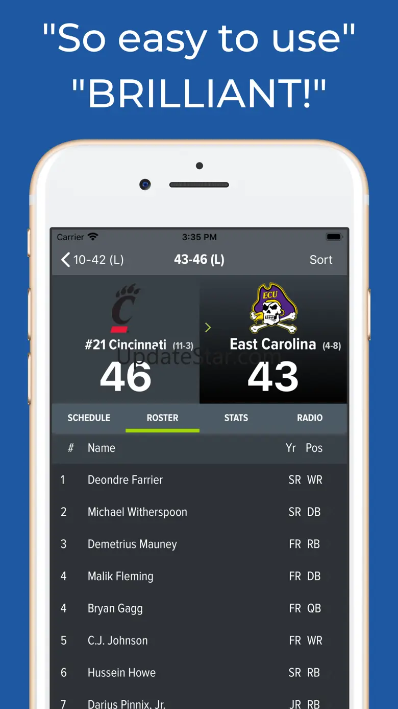 East Carolina Football App 5.0.4
