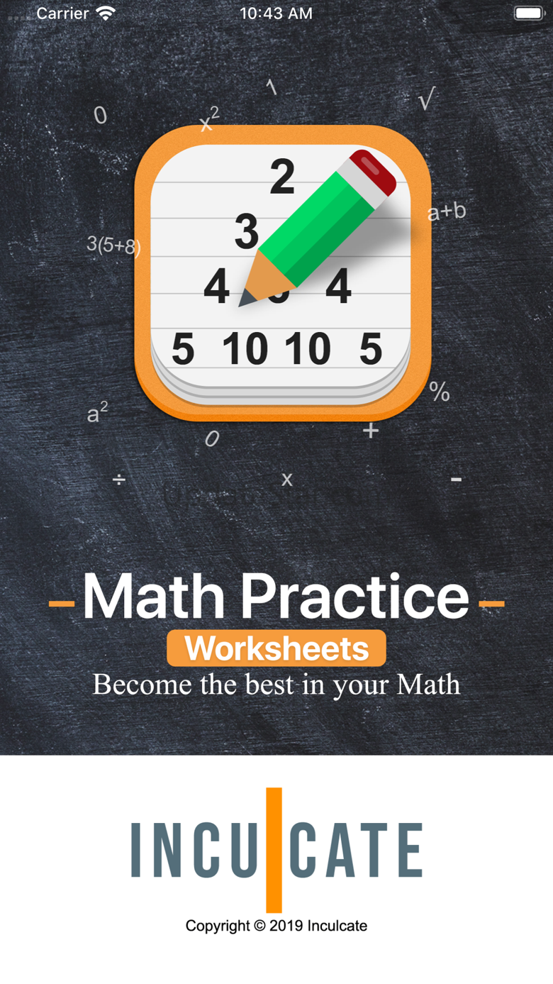 Math Practice Worksheets 1.4