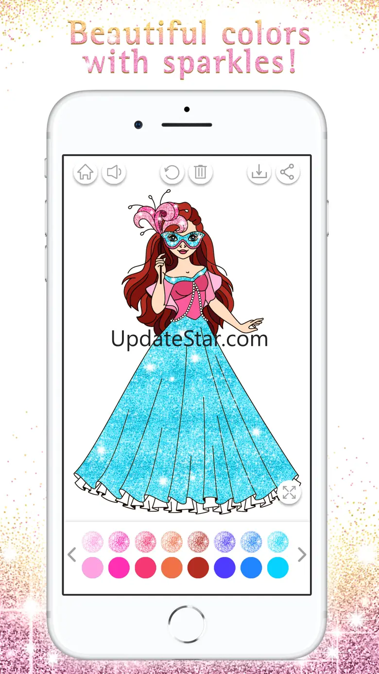 Princess Coloring Book Sparkle 1.0.5