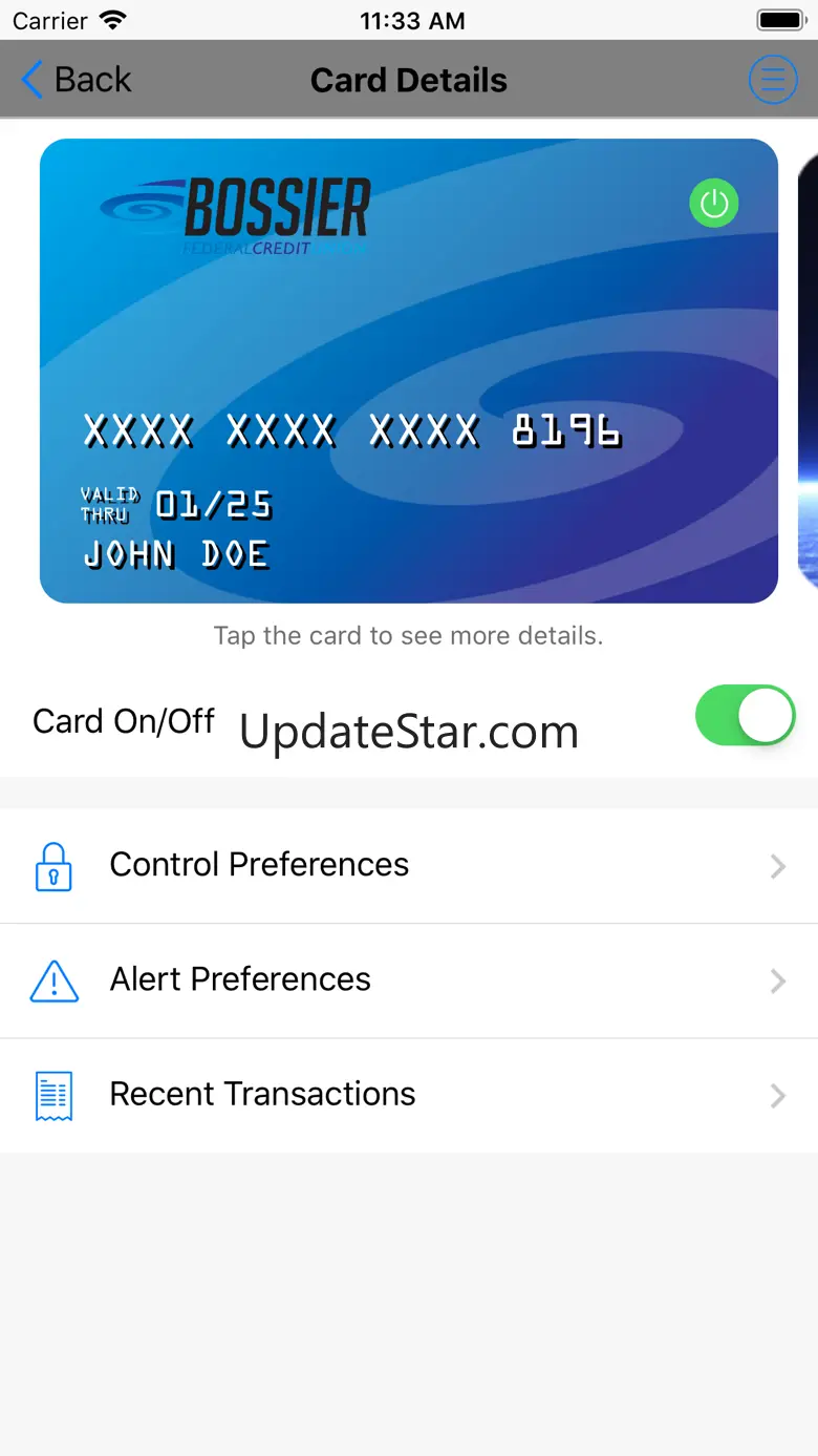 Bossier Federal Card Control 6.0.7
