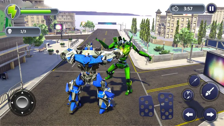 Flying Limo Car Robot War 1.0.3
