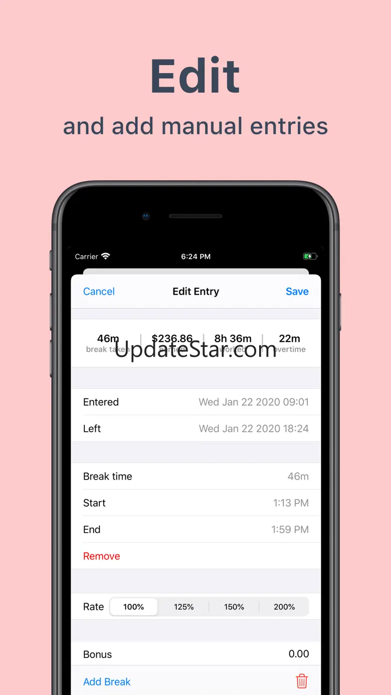 Hours Tracker: Time and Pay 2.0.7
