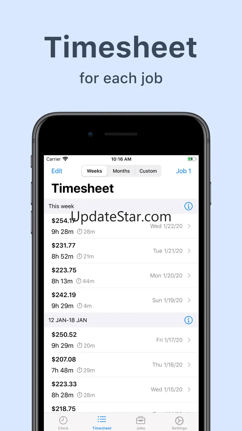 Hours Tracker: Time and Pay 2.0.7