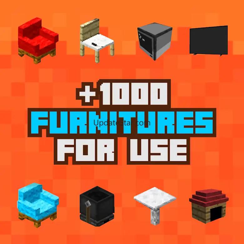 Furnitures MOD: Minecraft PE 1.0