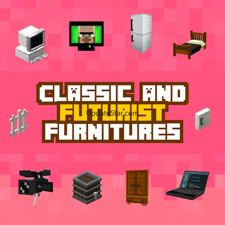 Furnitures MOD: Minecraft PE 1.0