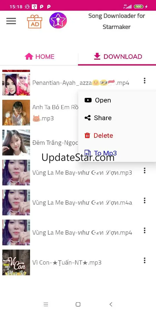 Download song for Starmaker 26