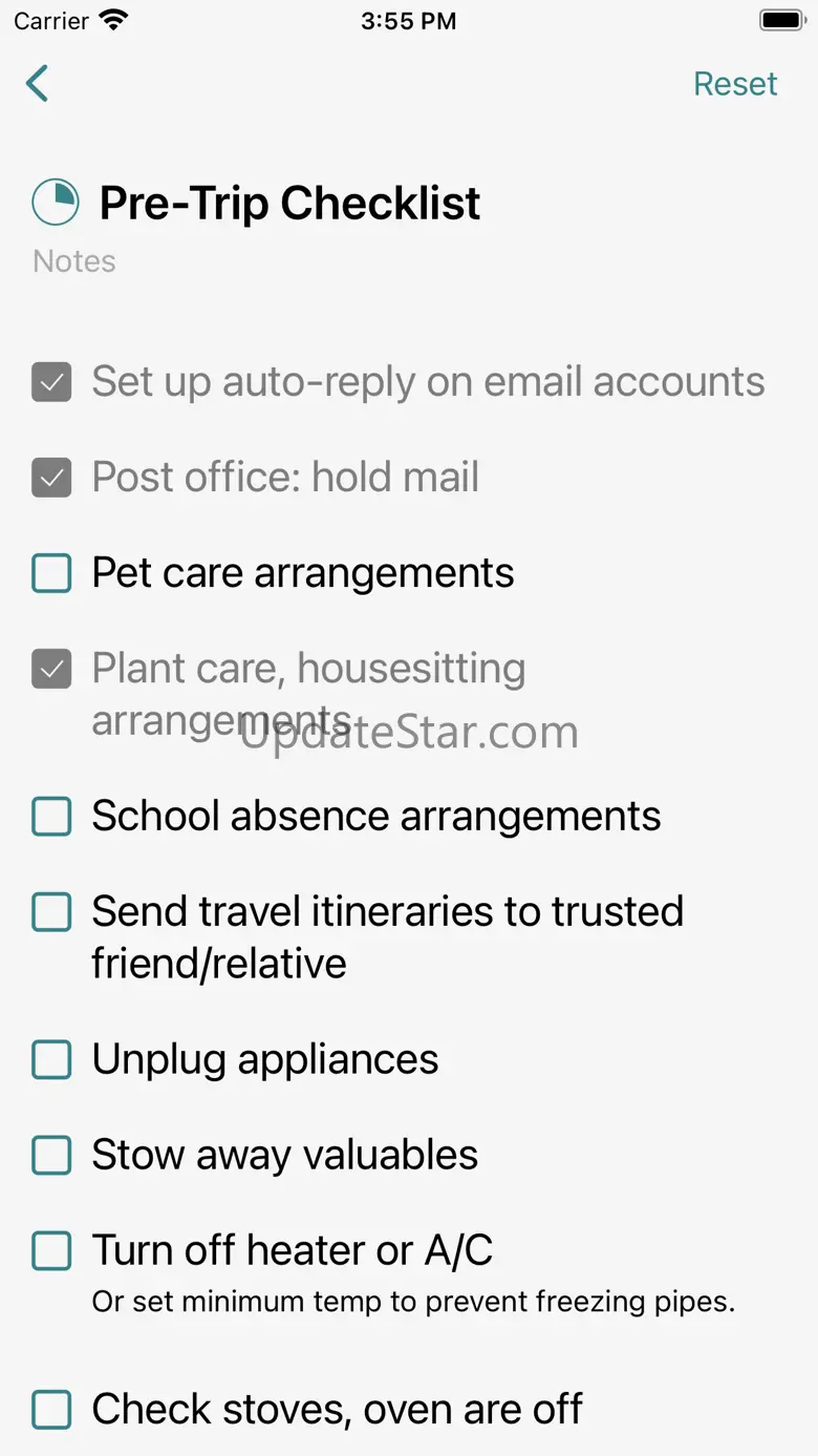 reChecklist 1.1