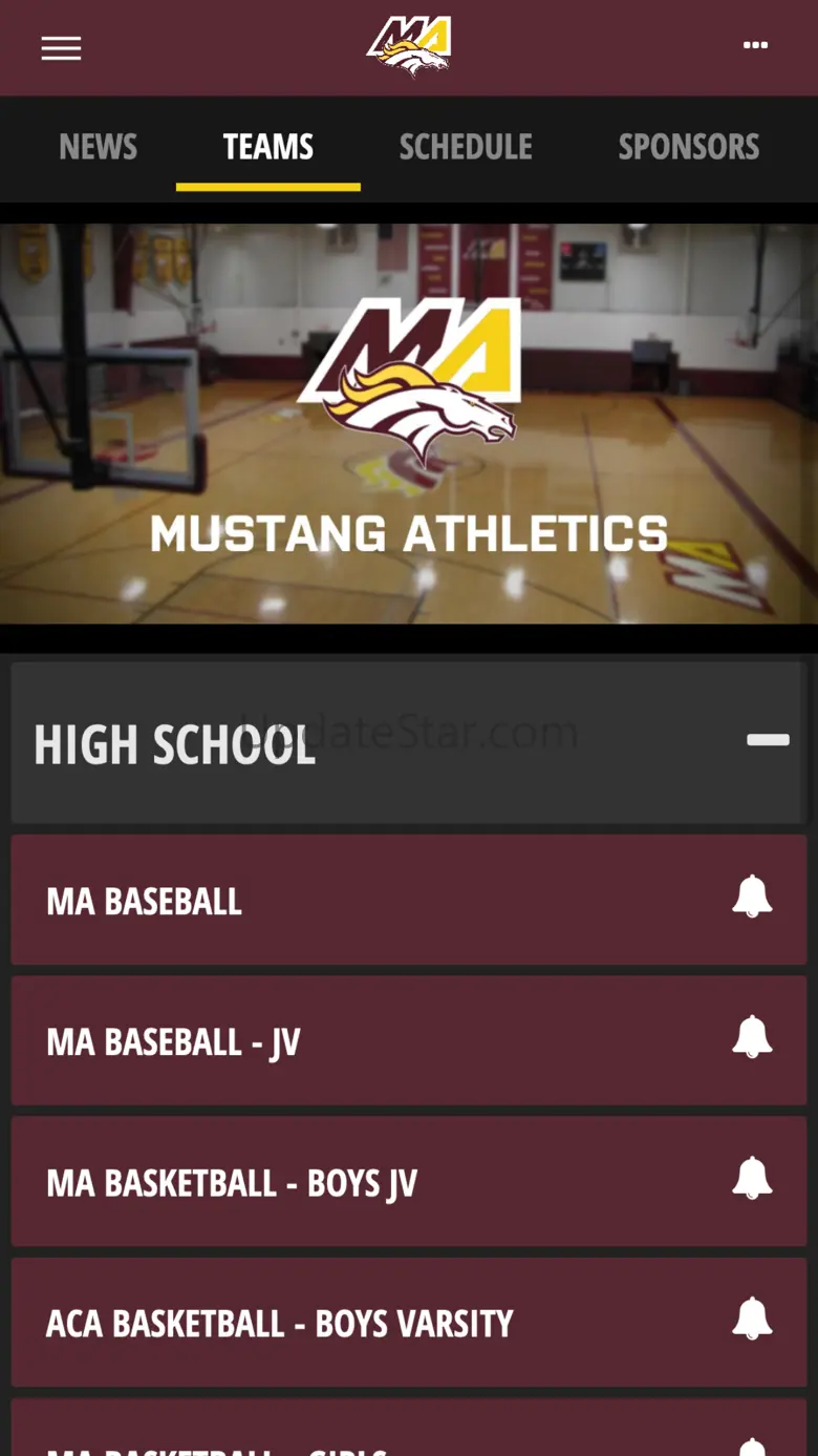 Madison Academy Mustangs 4.1.8