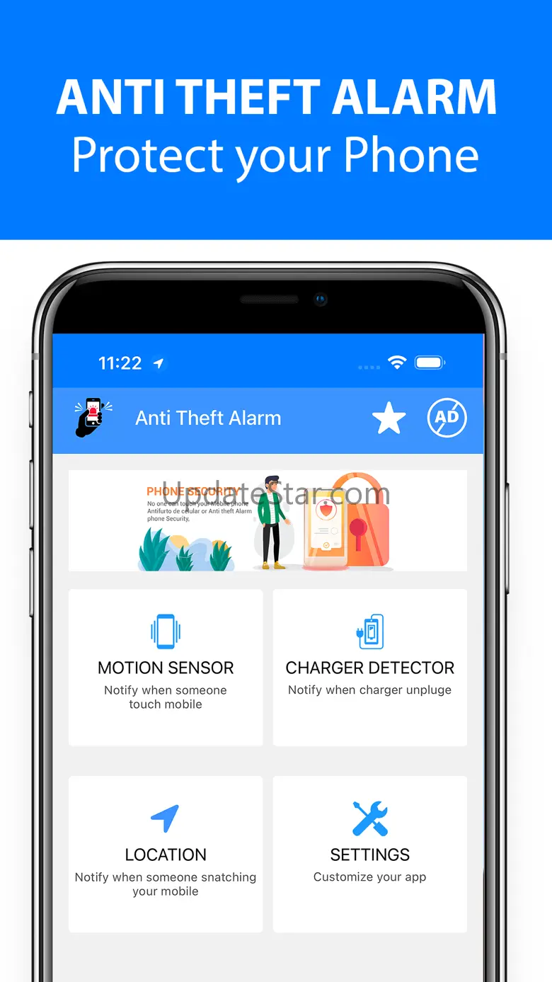 Anti Theft Alarm Motion Alert 1.2.8