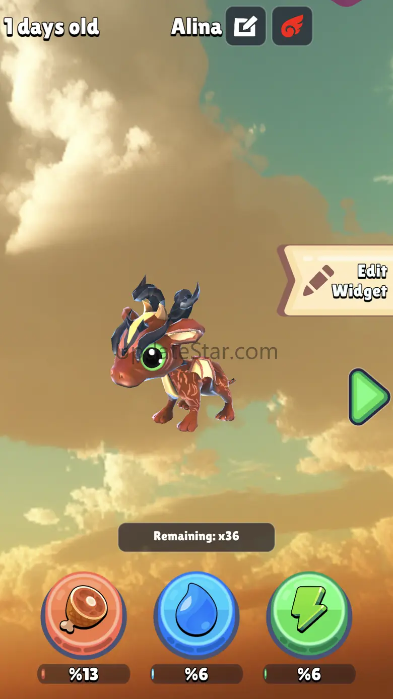 Pocket Dragon: Widget Pet Game 1.0.2