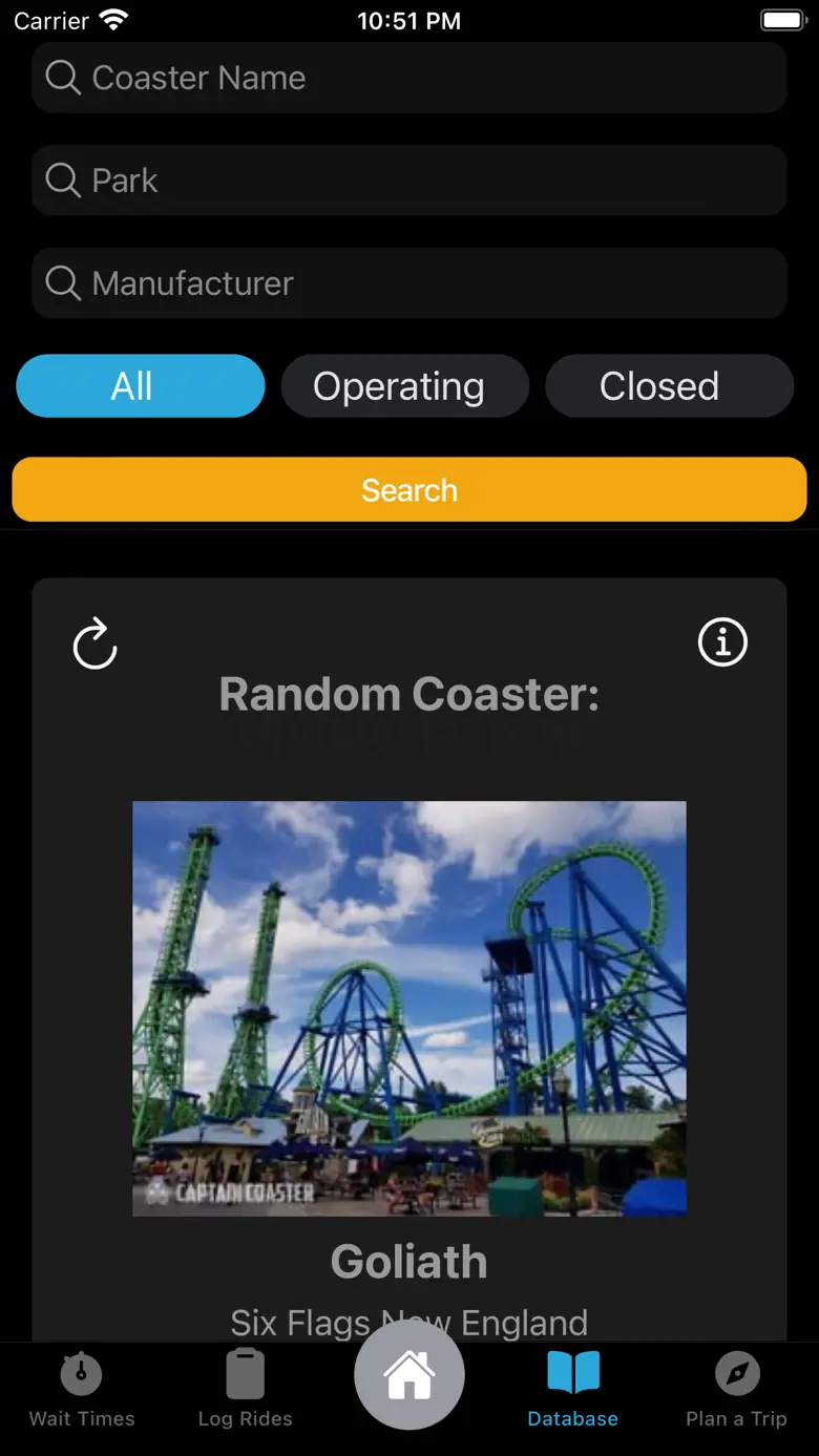 CoasterBuddy 2.08