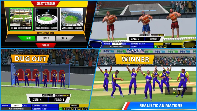 Indian Cricket Stars: T20 Game 1.7