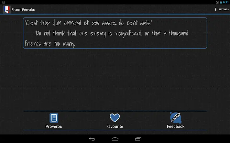 French Proverbs 1.0