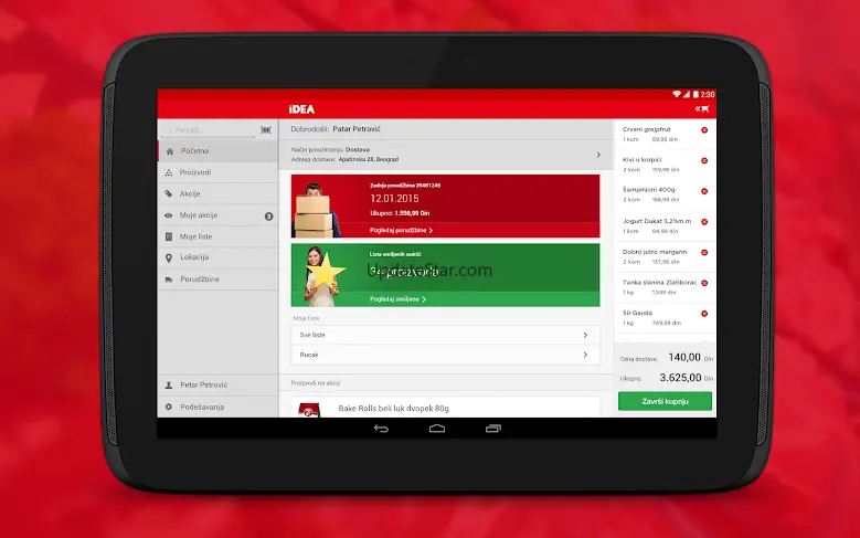 IDEA mobile application 4.8.3