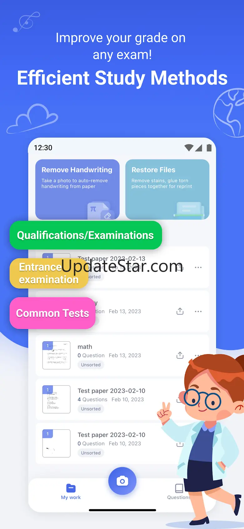 Homework Scanner: Remove Notes 1.3.20