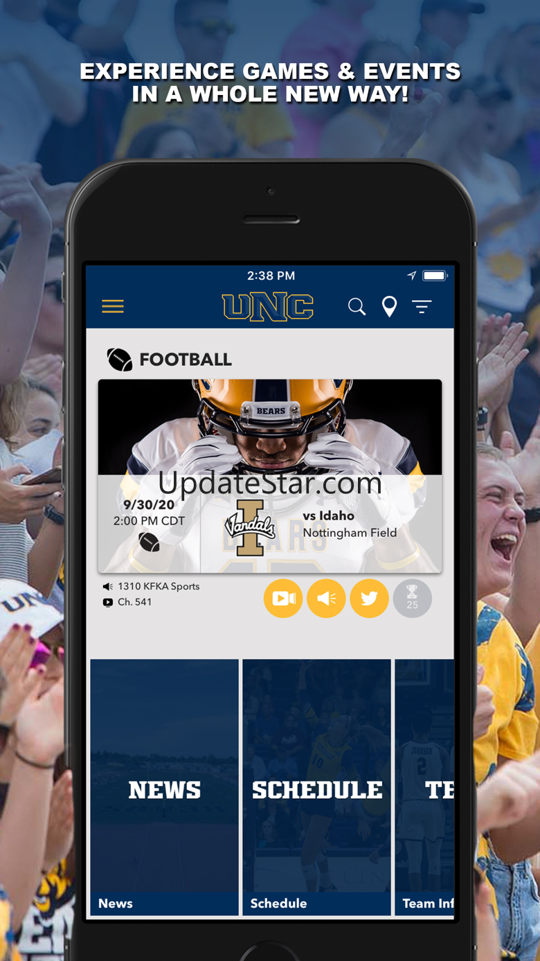 UNC Bears Athletics 172.13.0