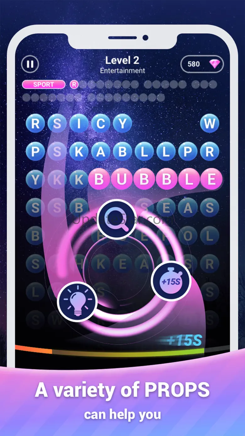 Scrolling Words Bubble 1.0.6