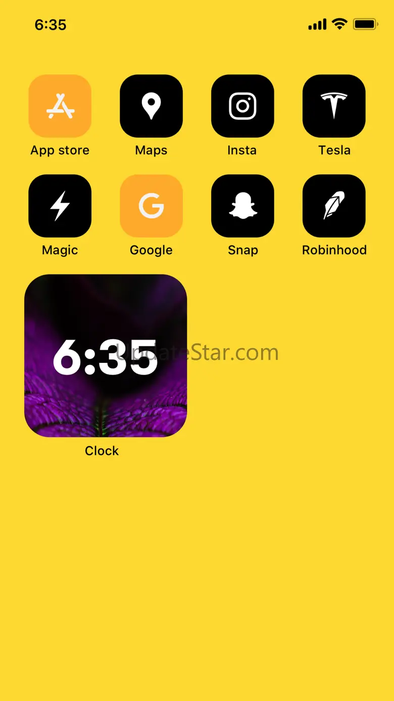 Nature Clock Widget 1.0