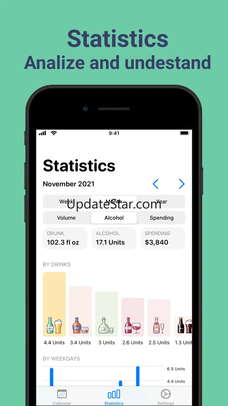 Alcohol drink tracker AlcoStat 0.3.1