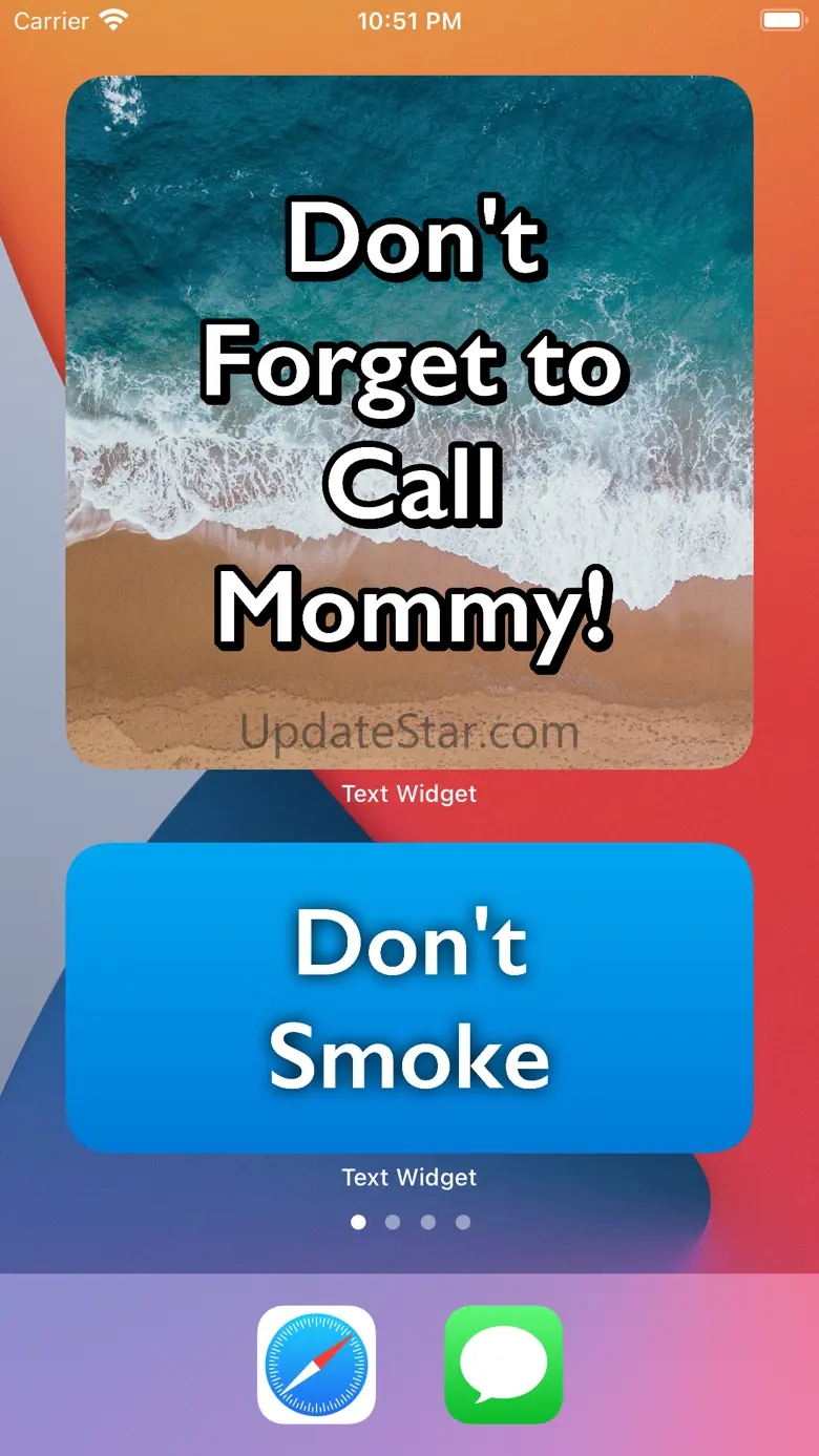 Text Widget on Home Screen 1.0.1