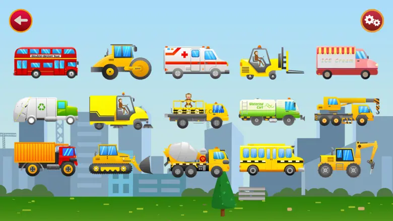 Baby's Motor City auto puzzle 1.5
