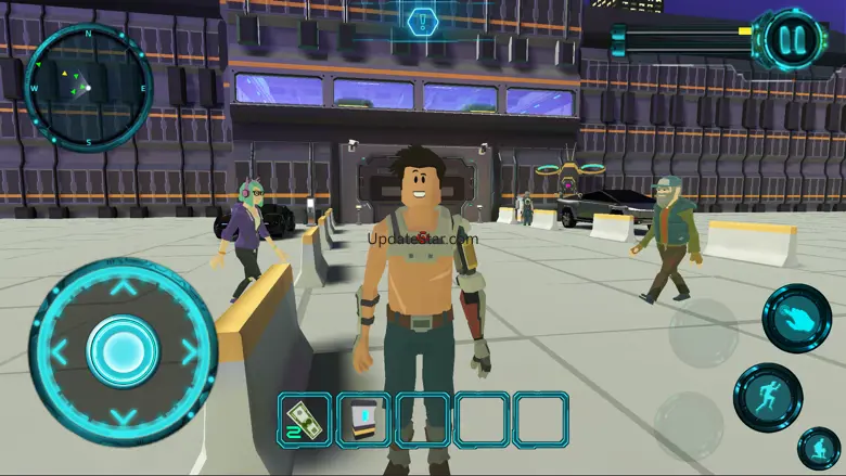 Clown Man Neighbor. Cyber City 1.1