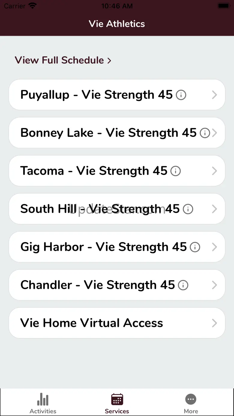 Vie Athletics Schedule App 4.10.3