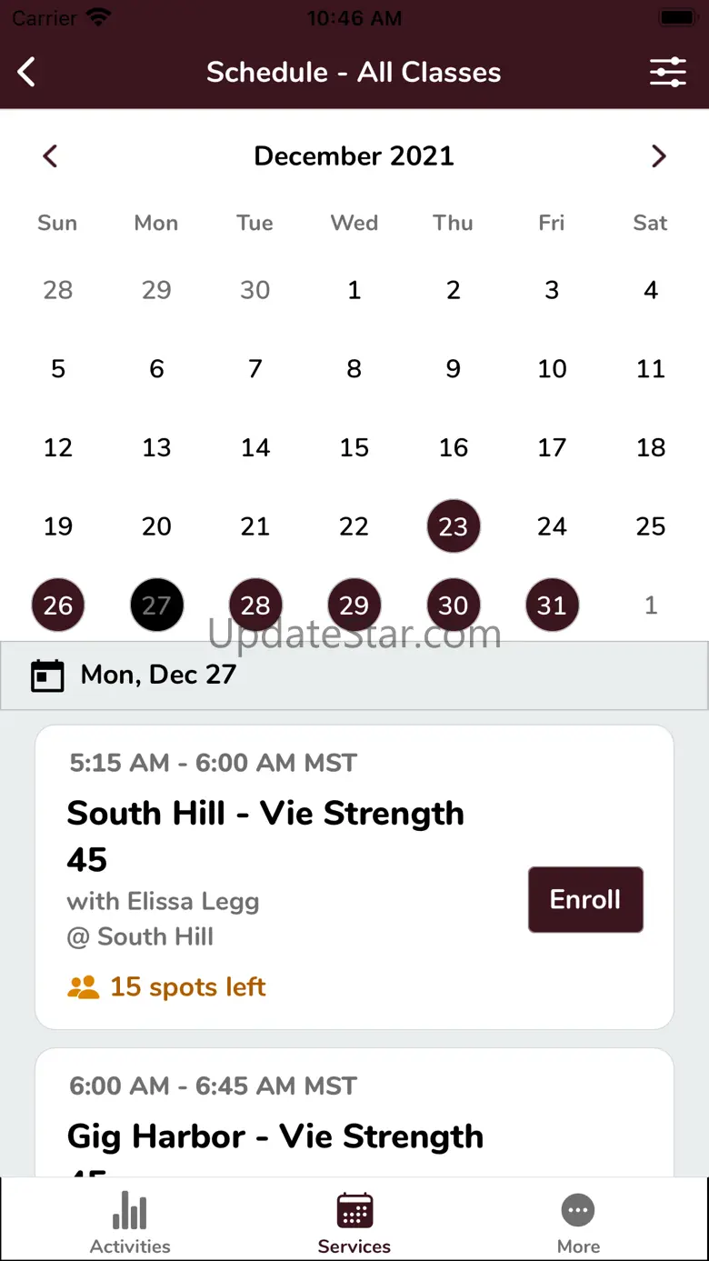 Vie Athletics Schedule App 4.10.3