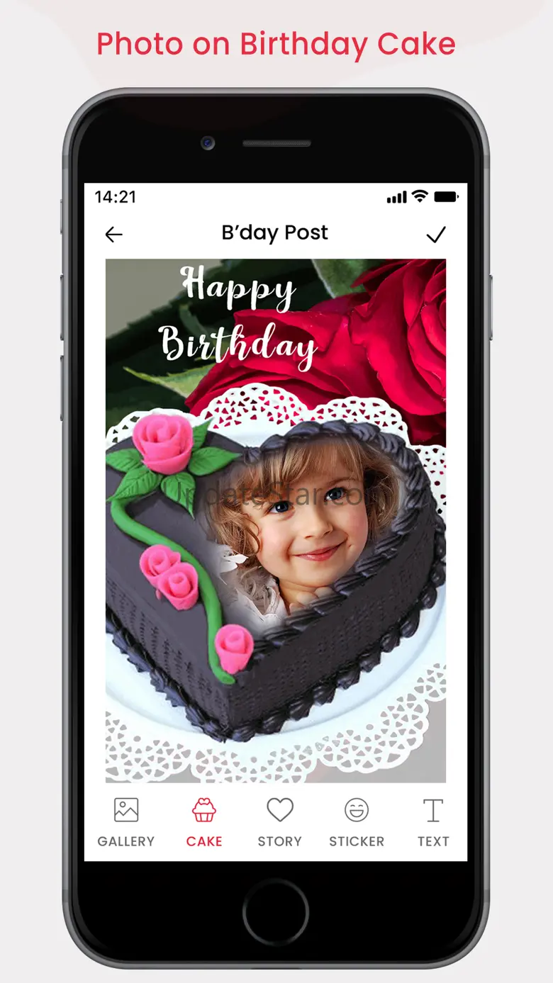 Photo on Cake - Birthday Video 1.5