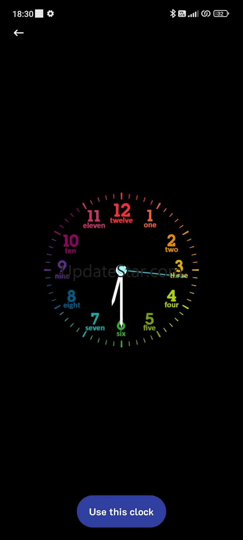 Neon Clock Wallpaper 1.5.9
