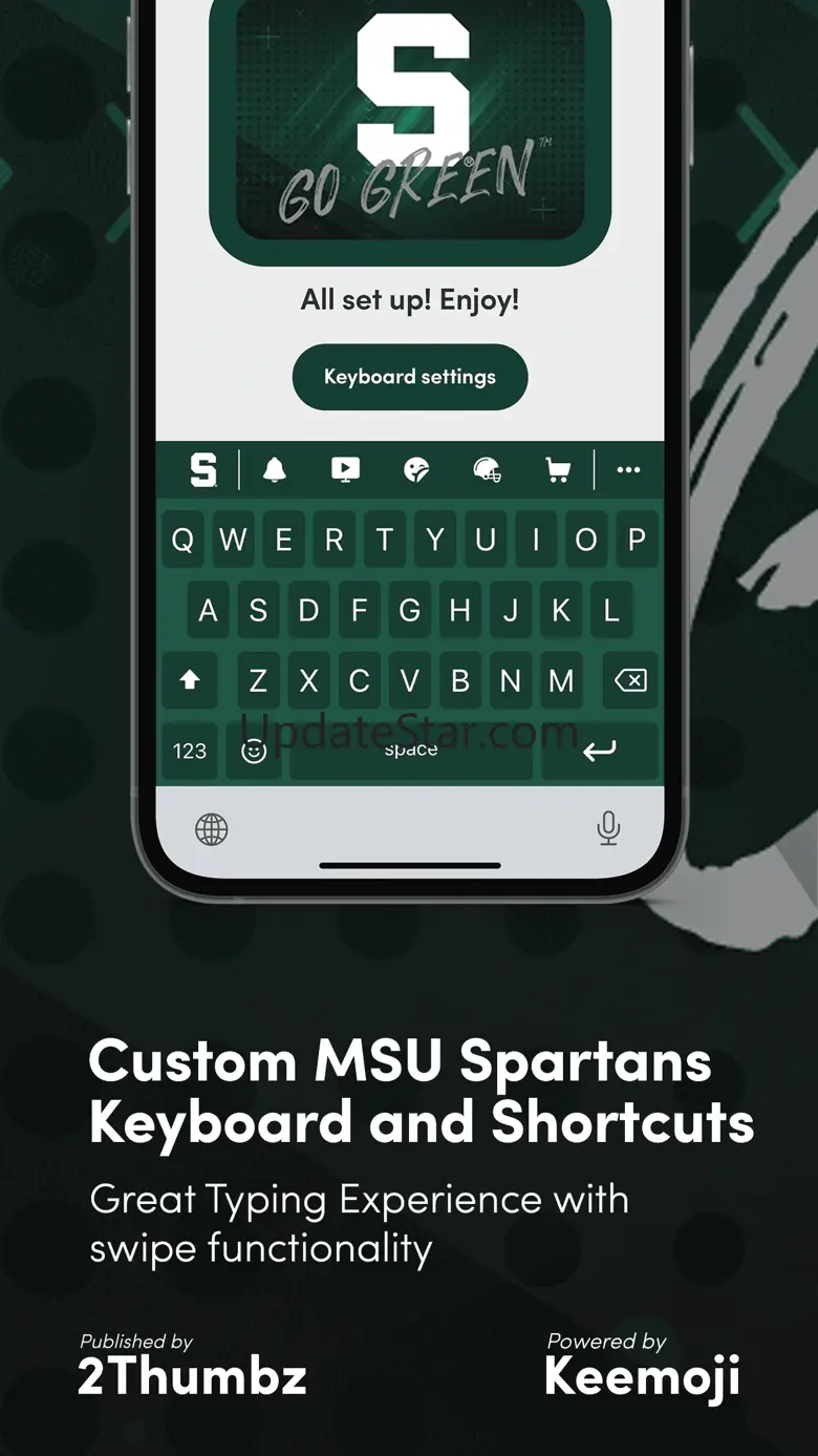MSU Spartans Official Keyboard 2.0