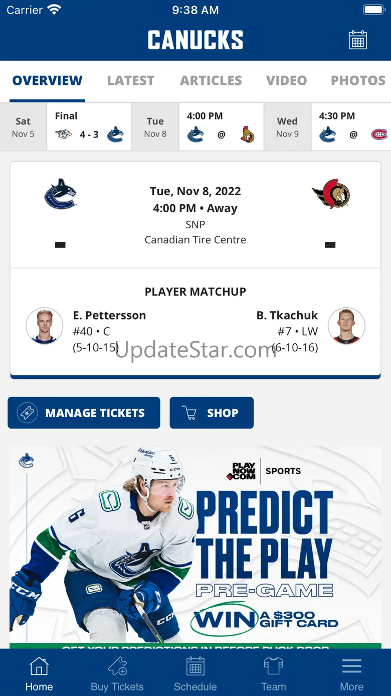 Canucks 23.10.1613