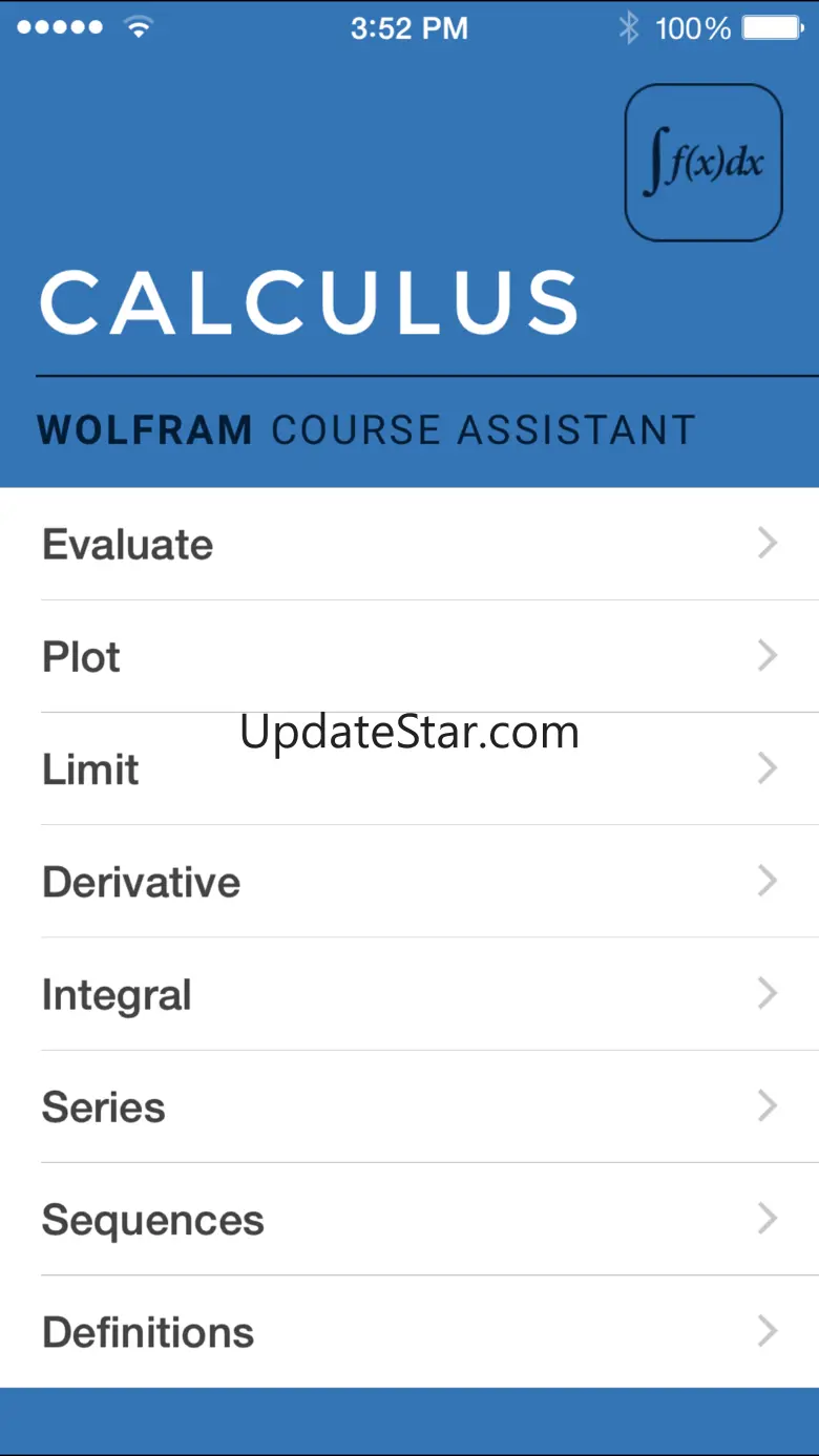 Wolfram Calculus Course Assistant 1.3.1