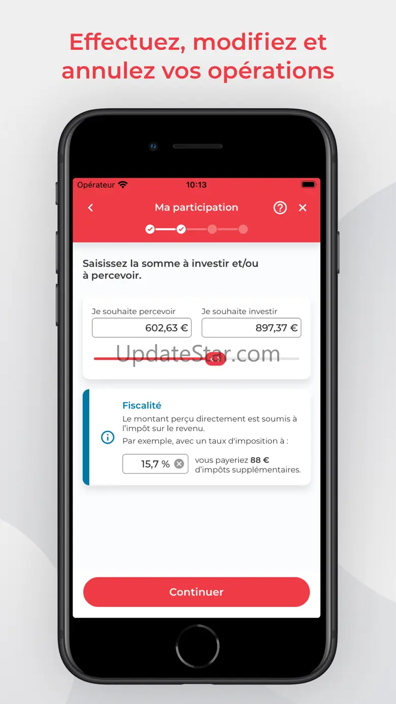 L'appli ESALIA 3.15.3