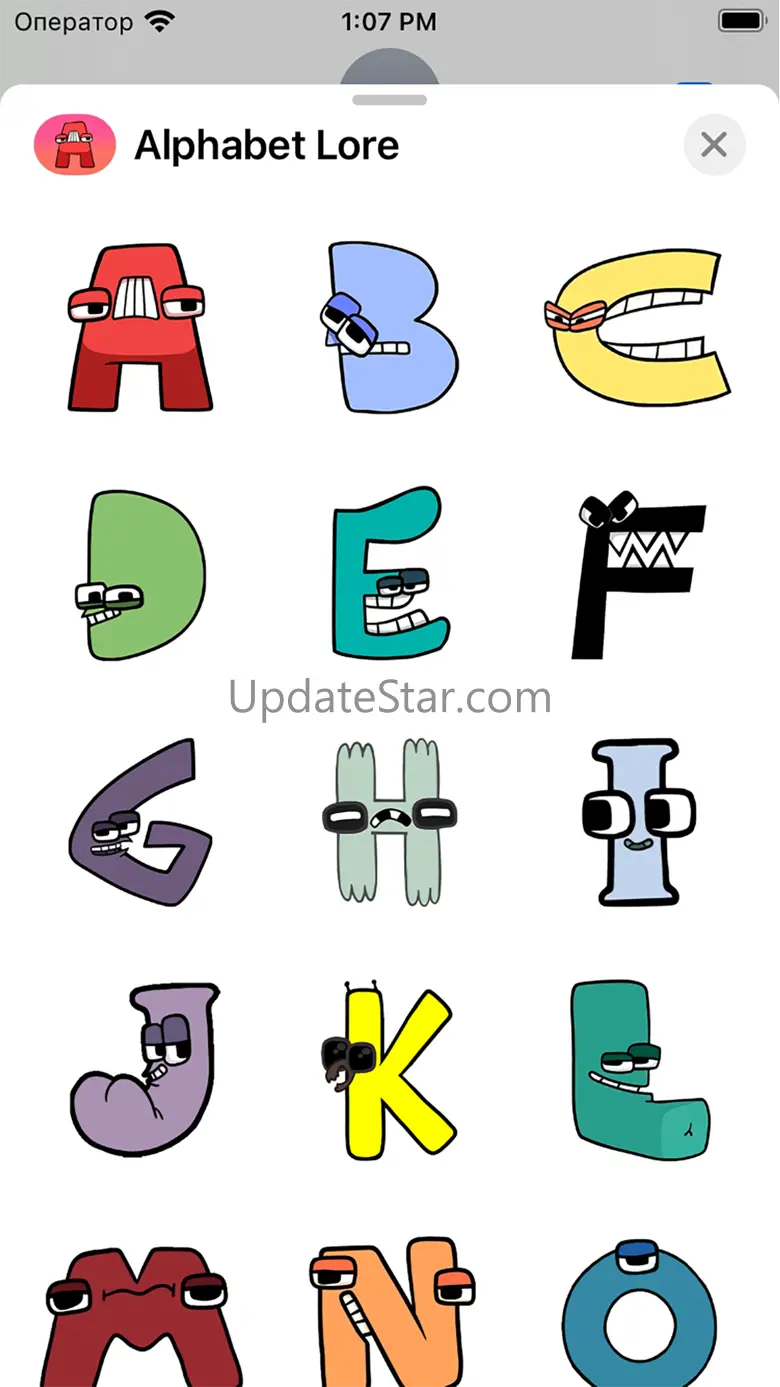 Alphabet Lore Stickers 1.2