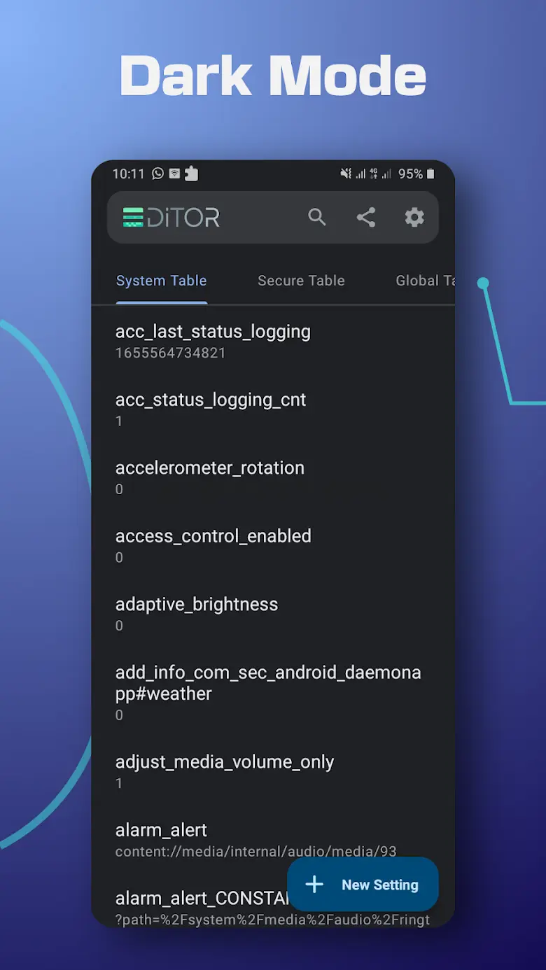 Settings Database Editor 1.2.4