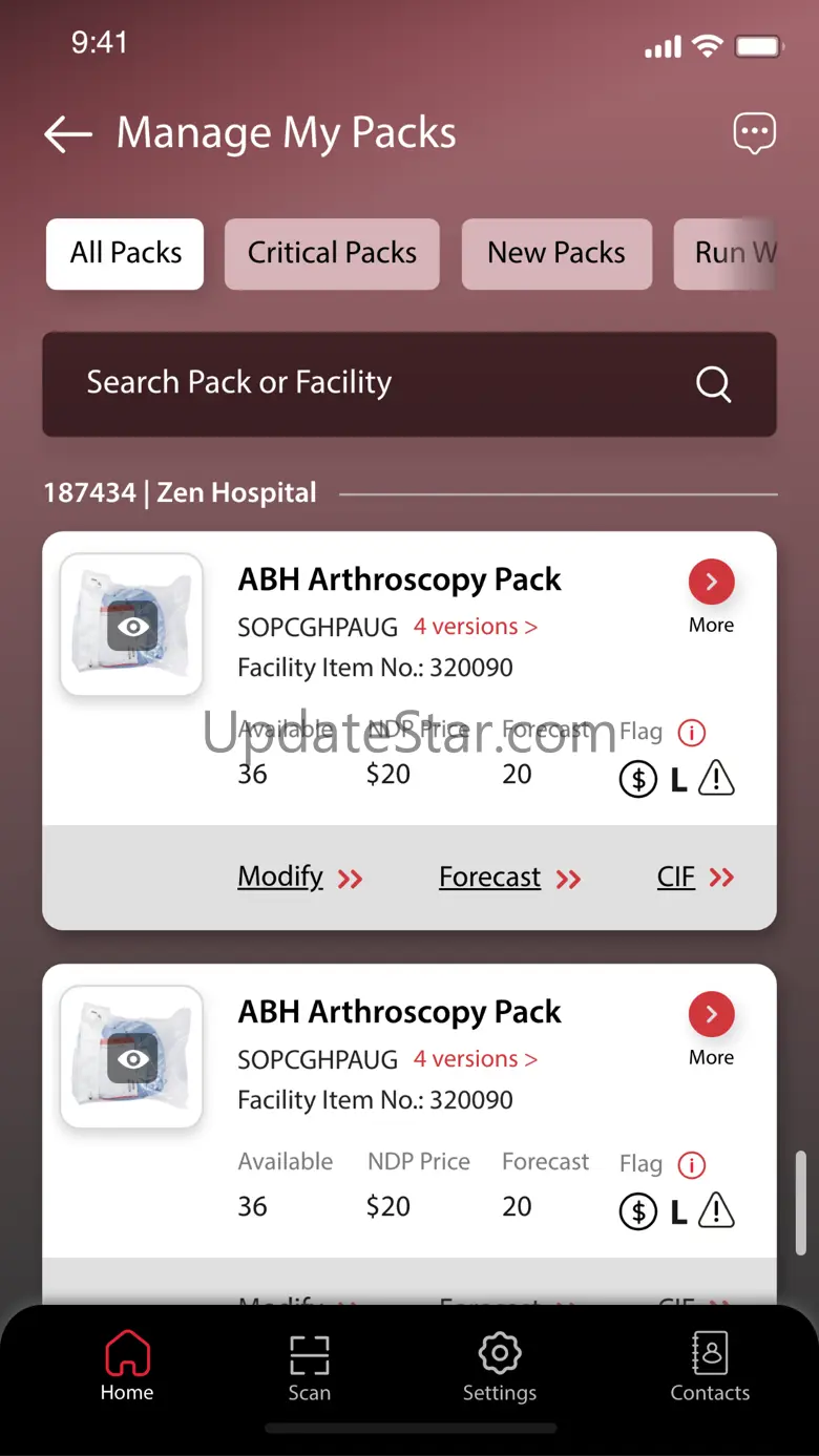 Pack Manager Cardinal Mobile 1.1.1