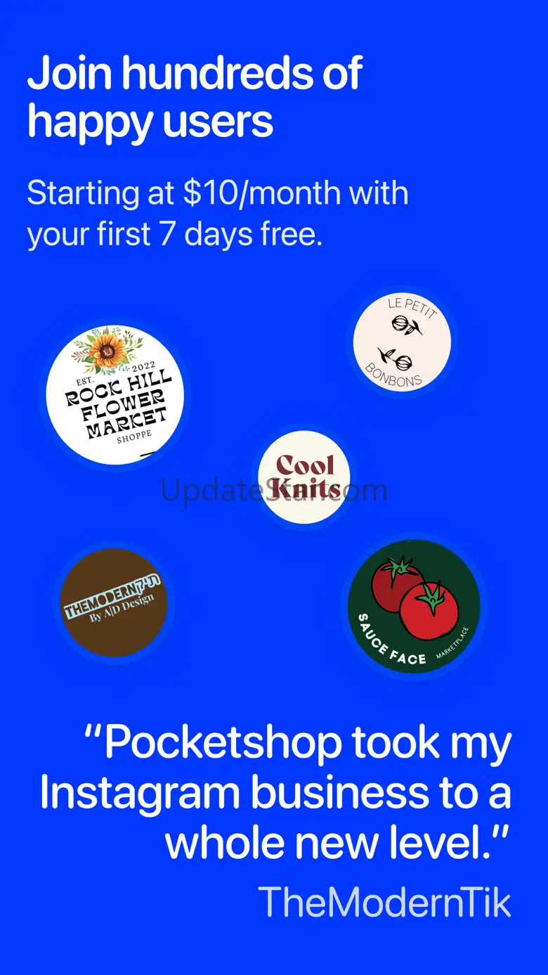 Pocketshop – Sell in your DMs 2.0.2