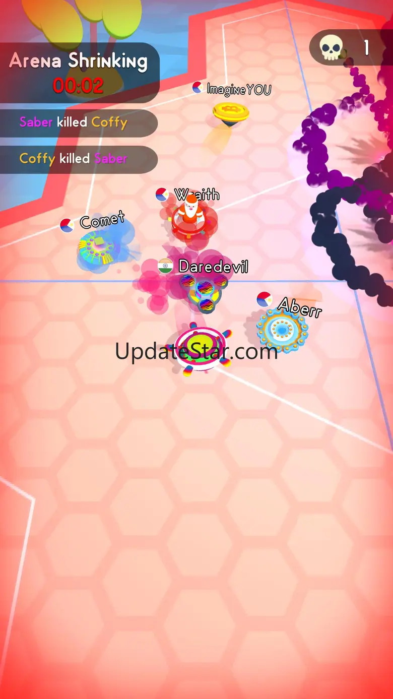 Spinner King.io BeyBlade Arena 1.2.3