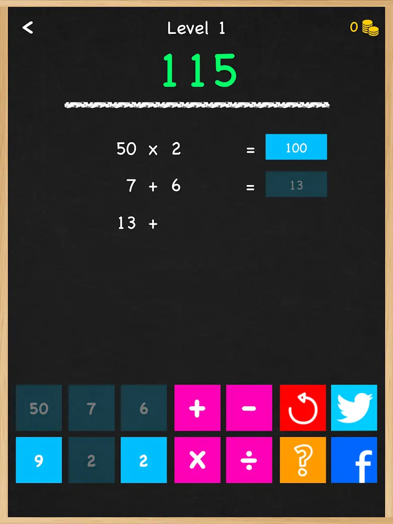 Numbers Game Math Brain Puzzle 2.0