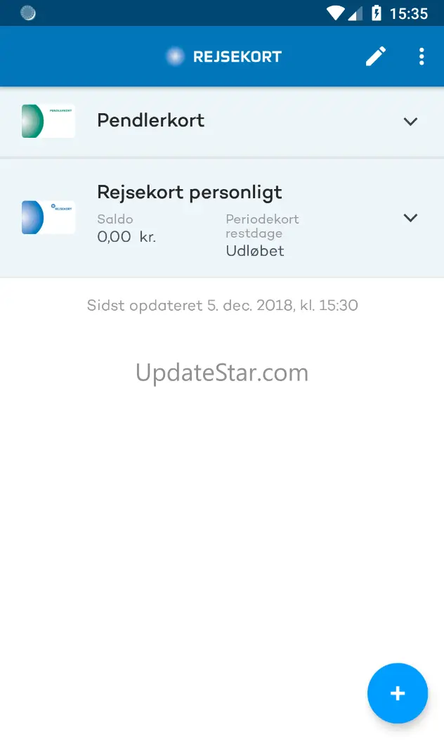 Rejsekort status 1.1