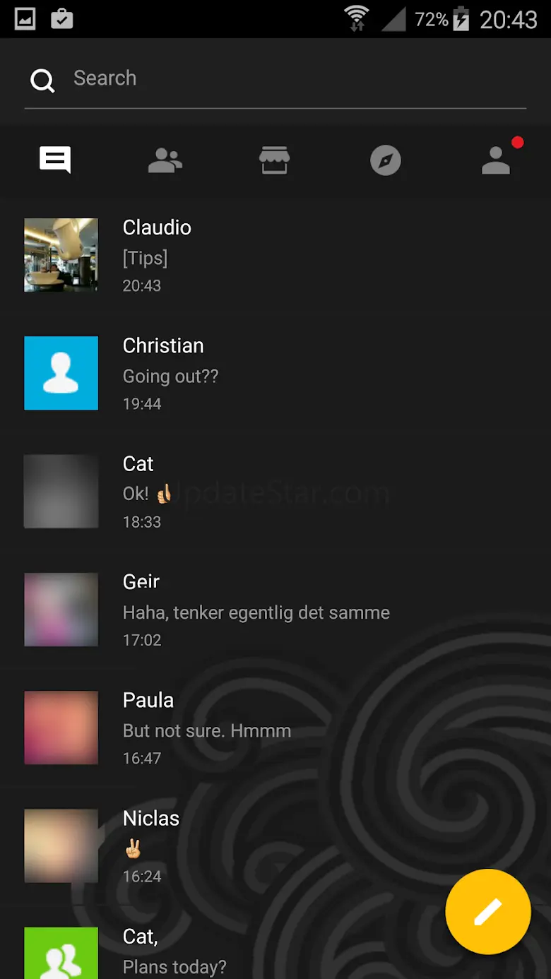 GO SMS Windows Blue 1.0