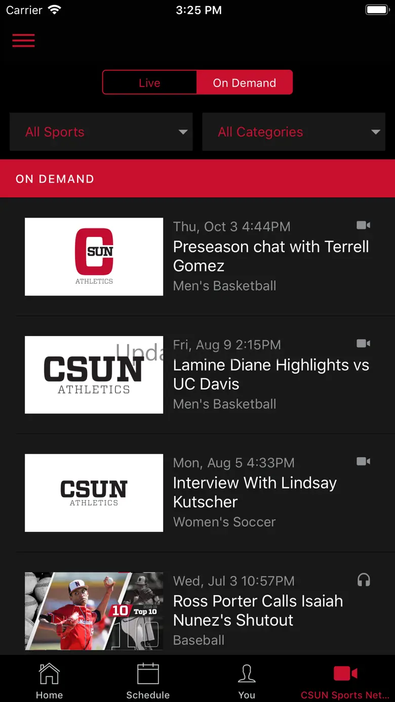 CSUN Athletics 2.0.2