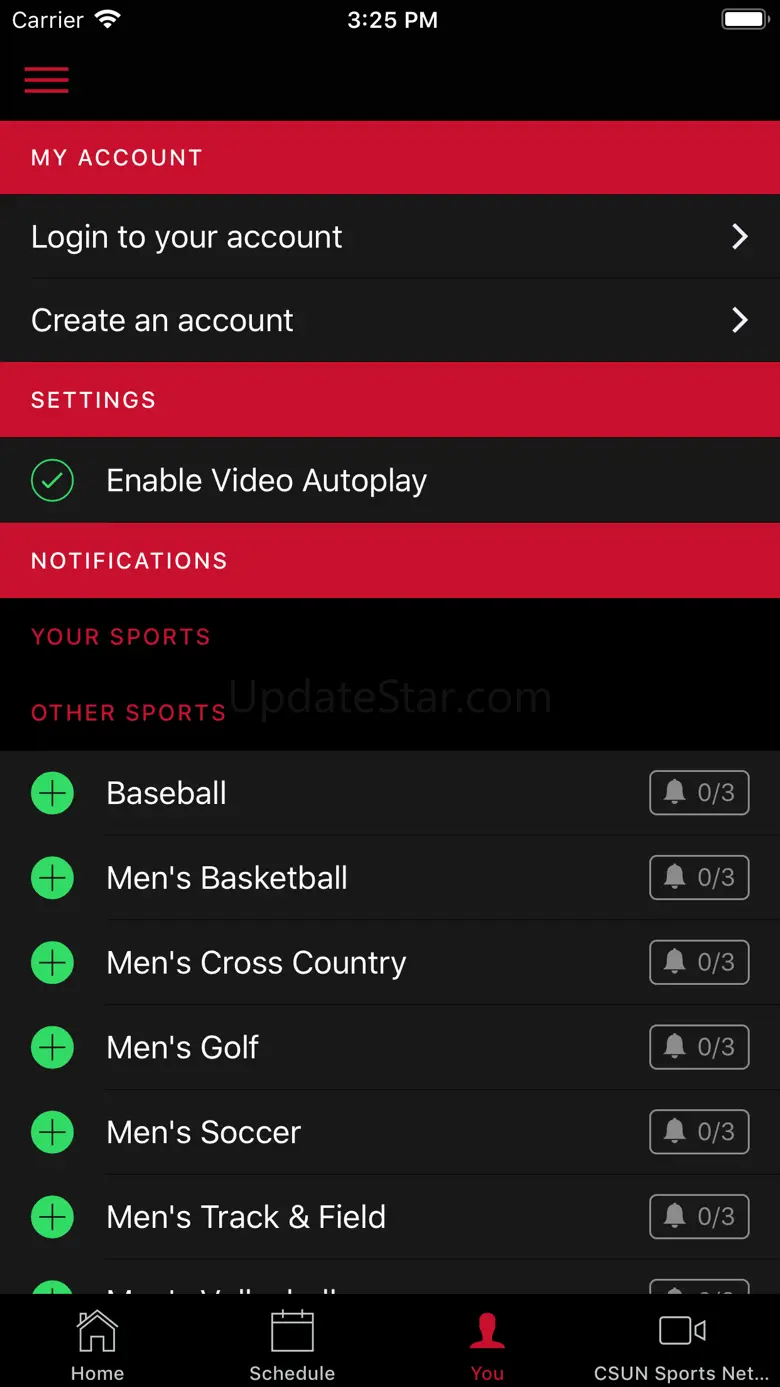 CSUN Athletics 2.0.2