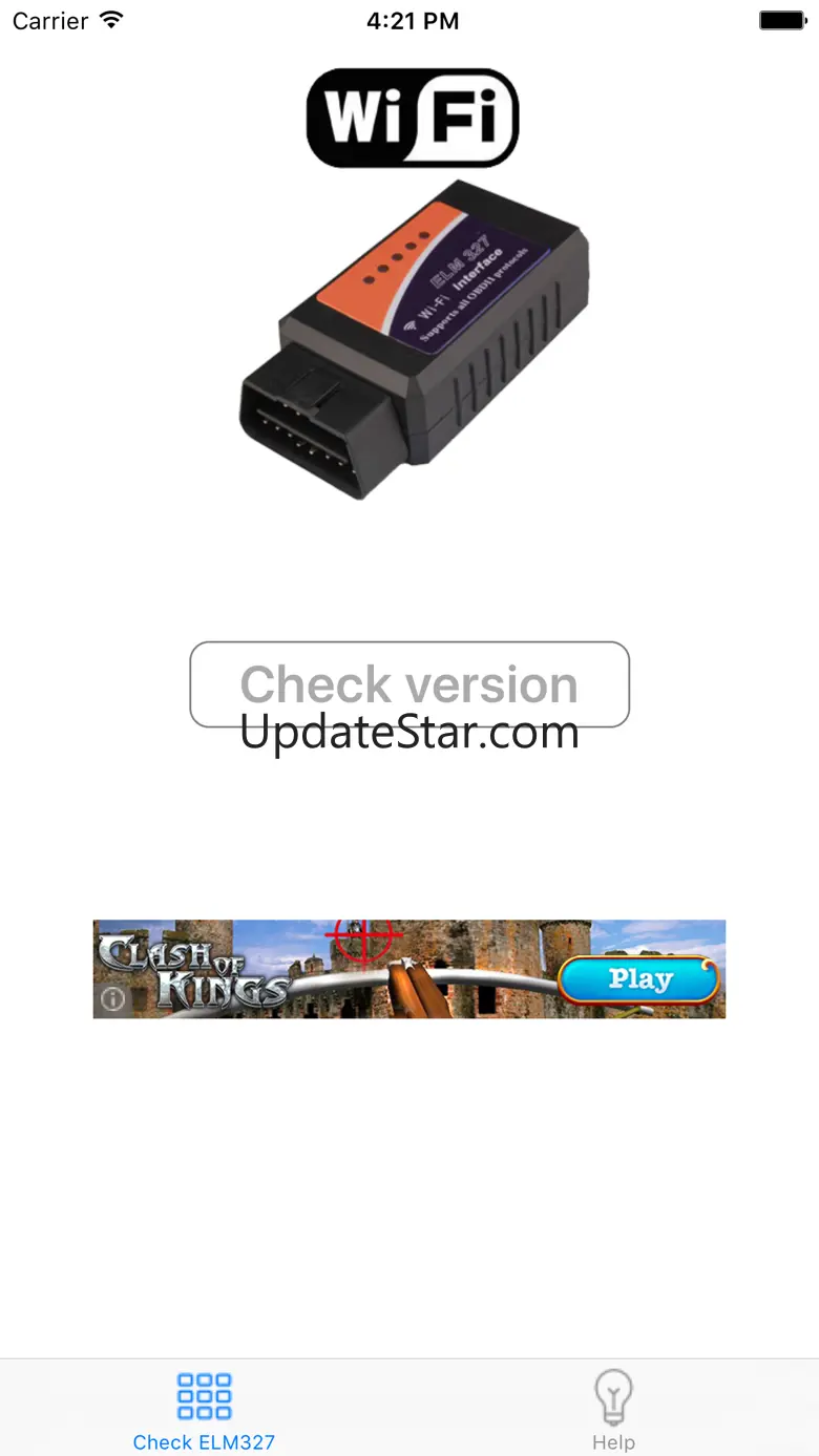 Elm327 WiFi Check Version 1.0