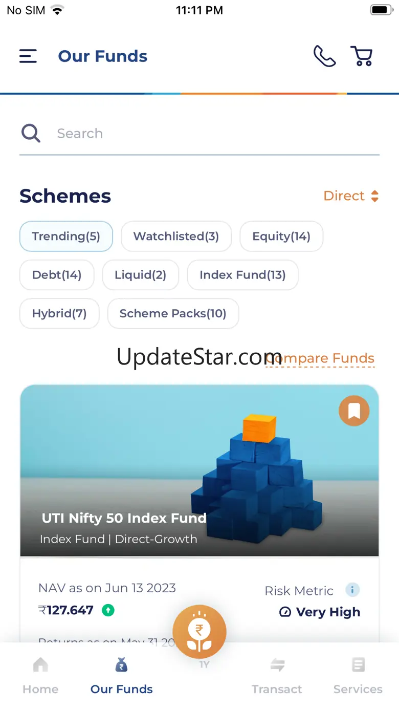 UTI Mutual Fund Invest Online 6.6.7