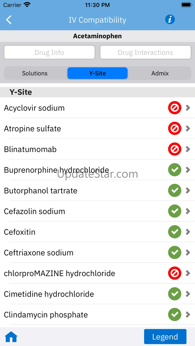 Micromedex IV Compatibility 3.0.6