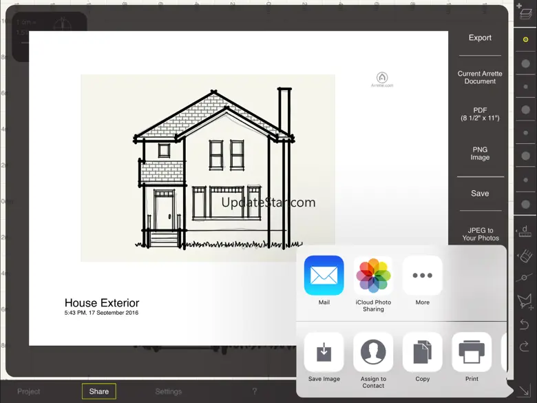 Arrette Scale sketch drafting v1.4.13