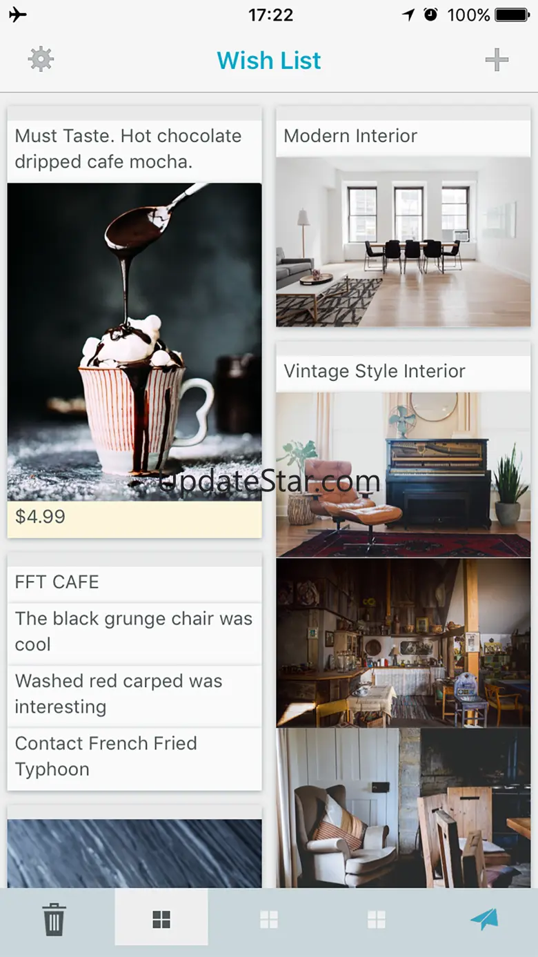 ThrowMemo - Image and Text Memo App - Wish List 3.2