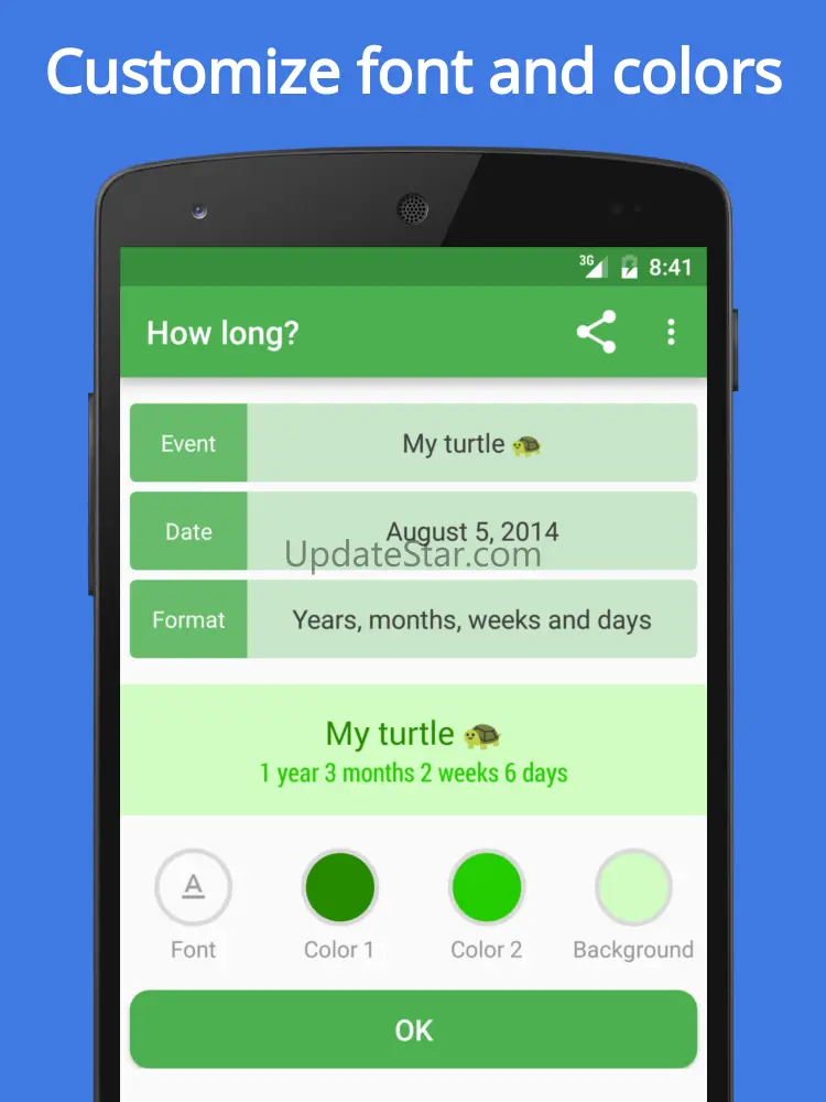 How Long Widget - Time Counter 1.8